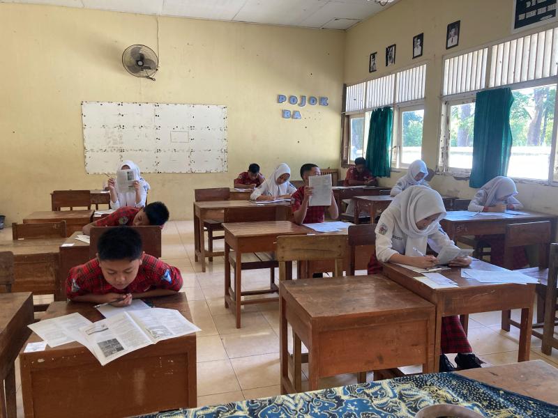 PELAKSANAAN ASAJ (Asesmen Sumatif Akhir Jenjang) Kelas IX SMP Negeri 1 Cluwak Lancar !
